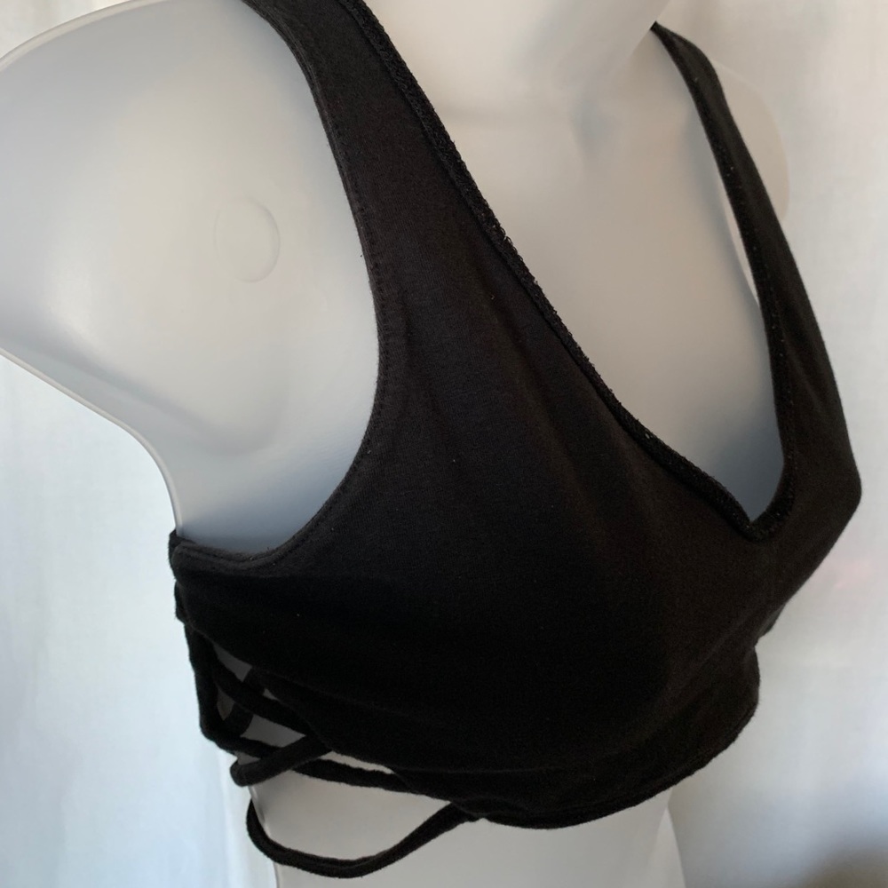 Black crop top tank, Urban Outfitters